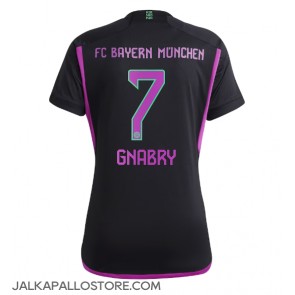 Bayern Munich Serge Gnabry #7 Vieraspaita Naisten 2023-24 Lyhythihainen